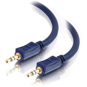 C2G Velocity Stereo Audio Cable - 75 ft Audio Cable - First End: 1 x Mini-phone Stereo Audio - Male - Second End: 1 x Mini