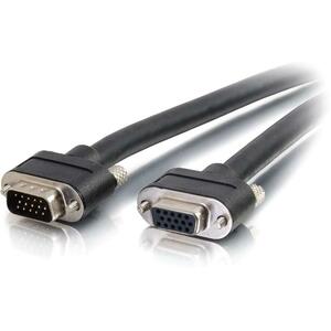 C2G 50ft Select VGA Video Extension Cable M/F - 50 ft VGA Video Cable for Video Device - First End: 1 x 15-pin HD-15 - Mal