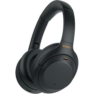 Sony WH-1000XM4 Wired/Wireless Over-the-head Stereo Headset - Black - Binaural - Circumaural - 1000 cm - Bluetooth - 4 Hz 