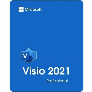 Microsoft Visio 2021 Pro - License - 1 PC - National - Available via Electronic - PC