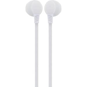 Bigben Wired Earbud Stereo Earset - White - Binaural - In-ear - 32 Ohm - 30 Hz to 16 kHz - 120 cm Cable - USB Type C