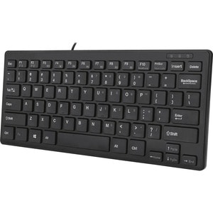 Adesso SlimTouch AKB-111UB Keyboard - Cable Connectivity - USB Interface - English (US) - Black - Membrane Keyswitch - Des