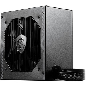 MSI 650W Power Supply - ATX - 120 V AC, 230 V AC Input - 5 V DC, 3.3 V DC Output - 650 W - 1 +12V Rails - 1 Fan(s) - 85% E