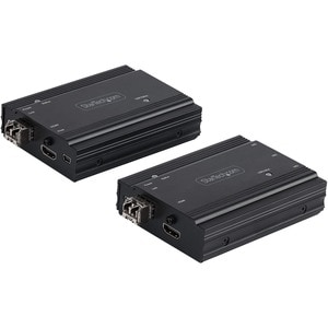 StarTech.com 4K HDMI KVM Extender over Fiber, HDMI Video & USB over Fiber, up to 984ft/300m (MultiMode), 10G MMF SFP+ Modu