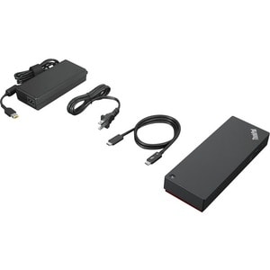 Lenovo USB Type C Docking Station for Notebook/Monitor - 100 W - 4 Displays Supported - 4K - 3840 x 2160 - 4 x USB Type-A 