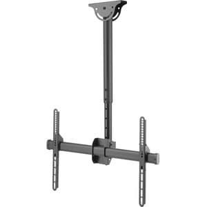 Digitus Mounting Bracket for TV - Black - Height Adjustable - 94 cm to 177.8 cm (70") Screen Support - 50 kg Load Capacity