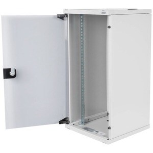 Digitus 12U Wandmontierbar Geschlossener Schrank Rackschrank für Networking - 254 mm Rack Width x 240 mm Rack Depth - Hell