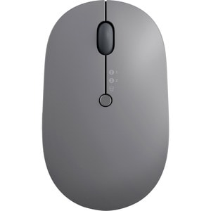 Lenovo GO Mouse - Bluetooth/Radio Frequency - USB Type C - Blue Optical - 5 Button(s) - 6 Programmable Button(s) - Black -