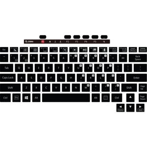 Zebra Rugged Keyboard - Proprietary Interface - English (UK) - 82 Key(s) - 6 Hot Key(s) - Programmable Hot Key(s) - Tablet