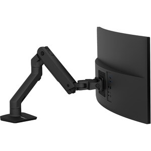 Ergotron 桌面安装座 用于 显示器, 曲面屏显示 - 黑 - 1 显示器支持 - 124.5 cm (49") 支持屏幕 - 19.05 kg 承载量 - 75 x 75, 100 x 100, 200 x 100, 200 x 200