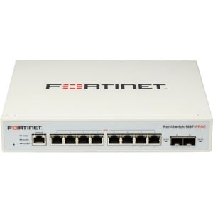 Commutateur Ethernet Fortinet FortiSwitch 108F-FPOE 8 Ports Gérable - Gigabit Ethernet - 10/100/1000Base-T, 1000Base-X - 2