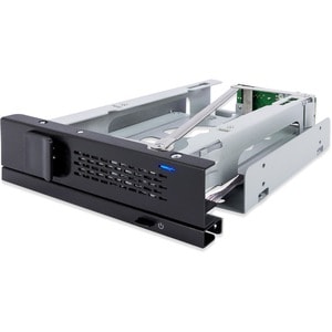 Icy Dock TurboSwap MB171SP-1B Drive Bay Adapter for 5.25" SATA, Serial Attached SCSI (SAS) - SATA Host Interface External 