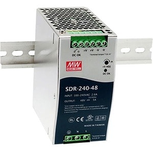 B+B SmartWorx 240W Single Output Industrial DIN RAIL With PFC Function - DIN Rail - 120 V AC, 230 V AC, 370 V DC Input - 4