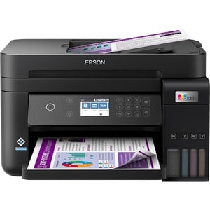 Epson EcoTank ET-3850 Wireless Inkjet Multifunction Printer - Colour - Black - Copier/Printer/Scanner - 33 ppm Mono/20 ppm