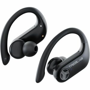 Treblab X3 Pro -Wireless Earbuds with Earhooks-45H Battery Life, IPX7, White - Stereo - True Wireless - Bluetooth - 33 ft 