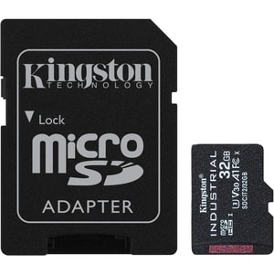 microSDHC Kingston Industrial SDCIT2 - 32 GB - Classe 10 di tipo UHS-I (U3) - V30