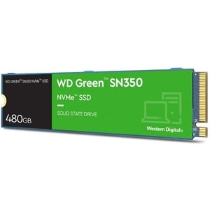 WD Green SN350 WDS480G2G0C 480 GB Solid State Drive - M.2 2280 Internal - PCI Express NVMe (PCI Express NVMe 3.0 x4) - Des