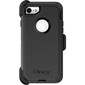 OtterBox Defender Estojo de transporte (Revestimento) Apple Smartphone - Preto - Interior resistente ao desgaste, Interior