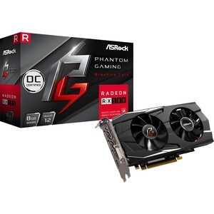 ASRock AMD Radeon RX 580 Placa gráfica - 8 GB GDDR5 - 1,32 GHz Núcleo - 1,42 GHz Boost Clock - 256 bit Bus Width - PCI Exp