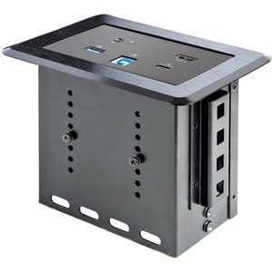 StarTech.com Conference Room Docking Station, In-Table Universal Laptop Dock, HDMI/60W PD/USB Hub/GbE/Audio, Huddle/Boardr
