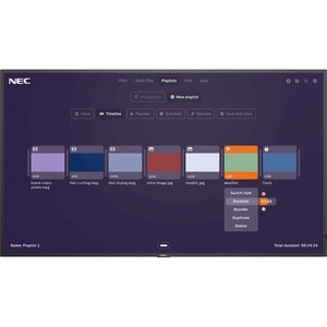 NEC Display MultiSync P555-MPi4 1397 mm LCD Digital Signage Display - Energy Star - Cortex A72 1.50 GHz - 3840 x 2160 - Ed