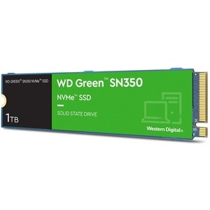 Western Digital Green SN350 WDS100T3G0C 1 TB Solid State Drive - M.2 2280 Internal - PCI Express NVMe (PCI Express NVMe 3.