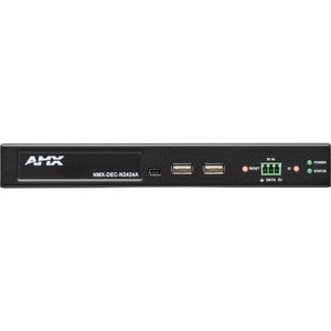 AMX NMX-DEC-N2424A Decoder - Functions: Video Decoding, Video Encoding, Audio Embedding - 4096 x 2160 - 60 fps - 4K - Netw