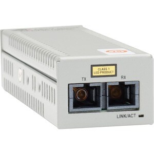 Allied Telesis AT-DMC100/SC Transrecetor/conversor media - 2 Porta(s) - 1 x Rede (RJ-45) - USB - Duplex Porta LC - Cabo de