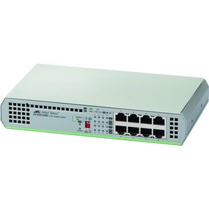 Allied Telesis CentreCOM GS910 AT-GS910/8E 8 Portas Comutador Ethernet - Gigabit Ethernet - 10/100/1000Base-TX - 2 Camada 