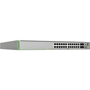 Allied Telesis CentreCOM GS980MX GS980MX/28PSM 24 Portas Gerenciável Comutador de camada 3 - Ethernet de 5 Gigabits, Ether
