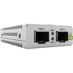 Allied Telesis MMC10GSP/SP Transrecetor/conversor media - Compatível com TAA - Fibra ótica - Modo único, Multi-modo - Ethe