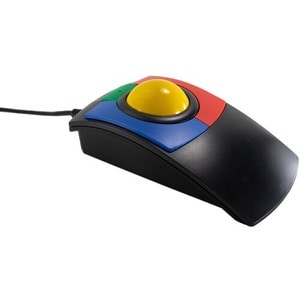 Califone X-keys O-Trac Primary Trackball White - Cable - White - USB Type A - Scroll Wheel - 3 Button(s) - Symmetrical - 1