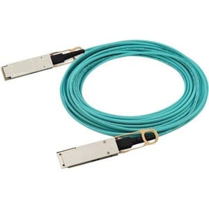 HPE 100G QSFP28 to QSFP28 2m Active Optical Cable - 6.56 ft Fiber Optic Network Cable for Network Device - First End: QSFP