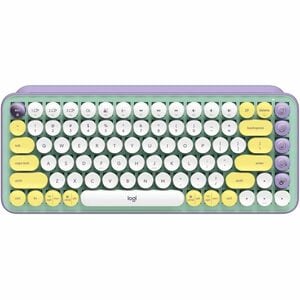 Logitech POP Keys Wireless Mechanical Keyboard With Emoji Keys - Daydream Mint - Wireless Connectivity - Bluetooth - 5.1 -