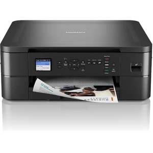 Brother DCP-J1050DW Kabellos - Tintenstrahl-Multifunktionsdrucker - Farbe - Schwarz - Kopierer/Drucker/Scanner - 17 Seiten