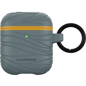 LifeProof Carrying Case Apple AirPods - Anchors Away (Gray/Orange) - Drop Proof, Scuff Resistant, Drop Resistant - Carabin