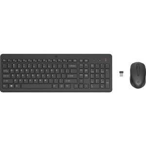 HP 330 Tastatur & Maus - Tastatur, Kabellos 2,40 GHz USB Typ-A - Maus, Kabellos, USB Typ-A für PC