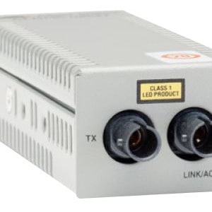 Allied Telesis AT-DMC100/ST Transrecetor/conversor media - 2 Porta(s) - 1 x Rede (RJ-45) - USB - 1 x ST - DuplexPorta ST -