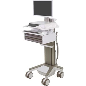 Ergotron CareFit Medical Cart - TAA Compliant - 5 Drawer - Push/Pull Handle - 17.01 kg Capacity - 4 Casters - 127 mm Caste