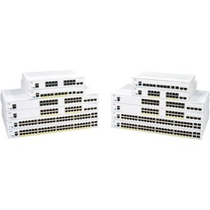 Cisco 250 CBS250-48T-4G 48 Ports Manageable Ethernet Switch - 3 Layer Supported - Modular - 4 SFP Slots - 48.64 W Power Co