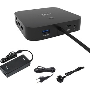 i-tec USB Type C Docking Station for Notebook, Tablet, Monitor - 100 W - 2 Displays Supported - 4K - 3840 x 2160 - 2 x USB