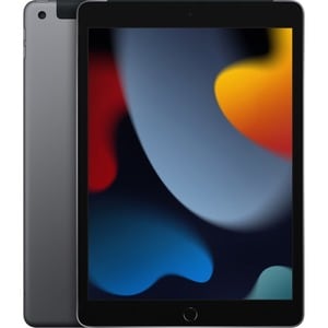 Apple iPad (9th Generation) A2603 Tablet - 10.2" - Apple A13 Bionic Hexa-core - 64 GB Storage - iPadOS 15 - 4G - Space Gra