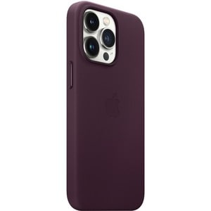 Apple iPhone 13 Pro Leather Case with MagSafe - Dark Cherry - For Apple iPhone 13 Pro Smartphone - Dark Cherry - Soft-touc