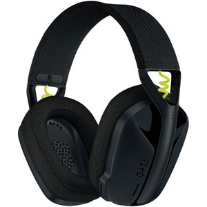 Logitech G G435 Sem fios Headset Estéreo Auscultadores para gaming - Amarelo neon, Preto - Binaural - Circum-auditivo - 10
