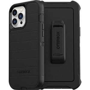 OtterBox Defender Series Pro Rugged Carrying Case (Holster) Apple iPhone 13 Pro Max, iPhone 12 Pro Max Smartphone - Black 