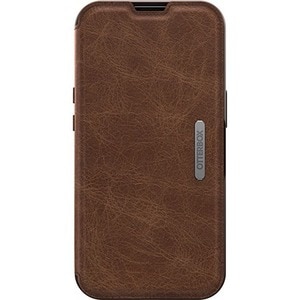 OtterBox Strada Carrying Case (Wallet) Apple iPhone 13 Pro Cash, Card, Smartphone - Espresso Brown - Drop Resistant - Leat