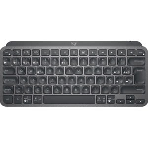 Logitech MX Keys Mini Keyboard - Wireless Connectivity - LED - Spanish - QWERTY Layout - Graphite - Rubber Dome Keyswitch 