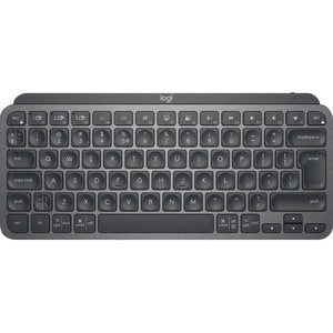 Logitech MX Keys Mini Keyboard - Wireless Connectivity - LED - English (US) - QWERTY Layout - Graphite - Bluetooth/RF - 10