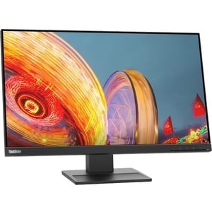 Lenovo ThinkVision E24q-20 24" Class WQHD LCD Monitor - 16:9 - Raven Black - 23.8" Viewable - In-plane Switching (IPS) Tec