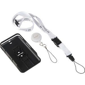 SpacePole M-Case Carrying Case VeriFone, Miura Payment Terminal - Black - ABS Plastic Body - Belt Clip - 102 mm Height x 7